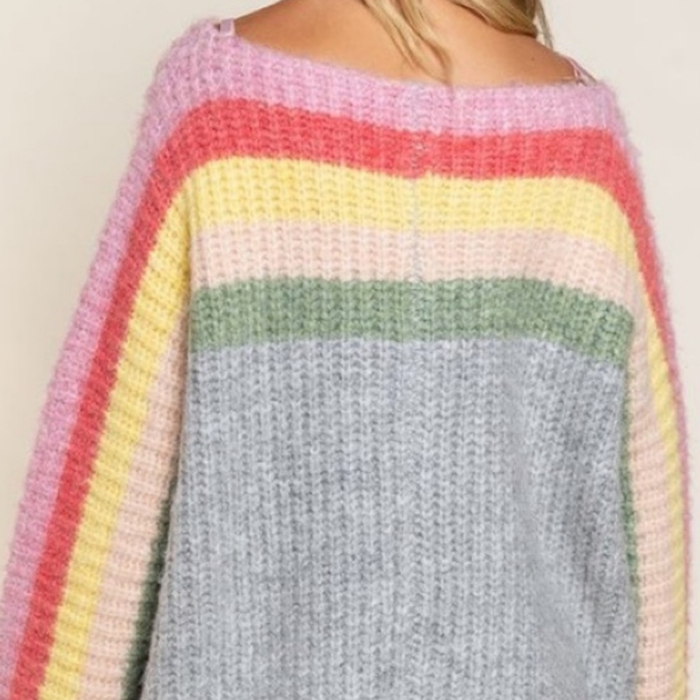 POL Rainbow Cake Sweater - Picture 5 of 8